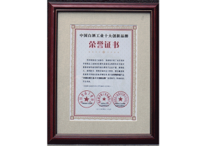 2006年汤沟酒业被评为“中国白酒十大创新品牌”